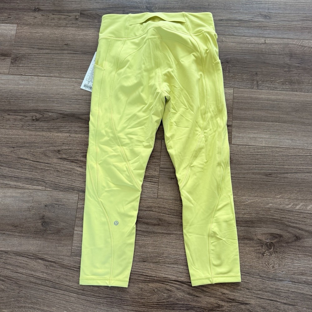 NWT Women's Lululemon Time to Sweat HighRise Tight Sz 10 Crop 23" Pant LW6AZHS - Picture 4 of 4